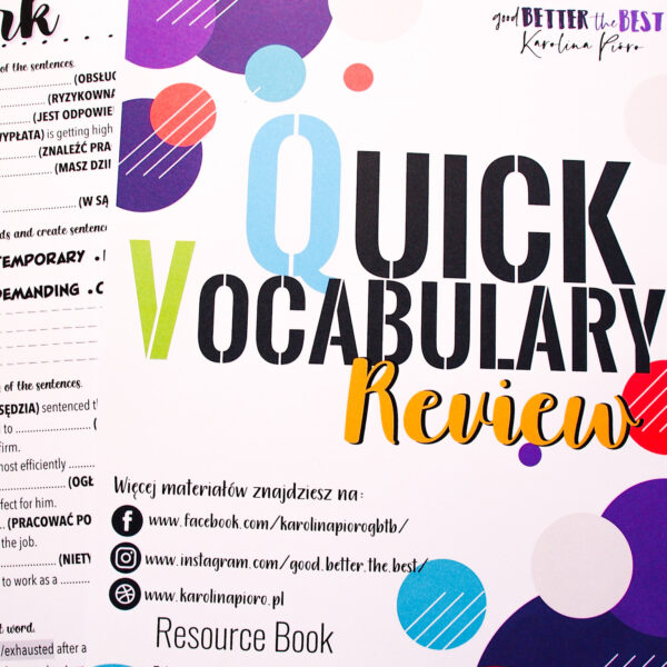 Quick Vocabulary Review
