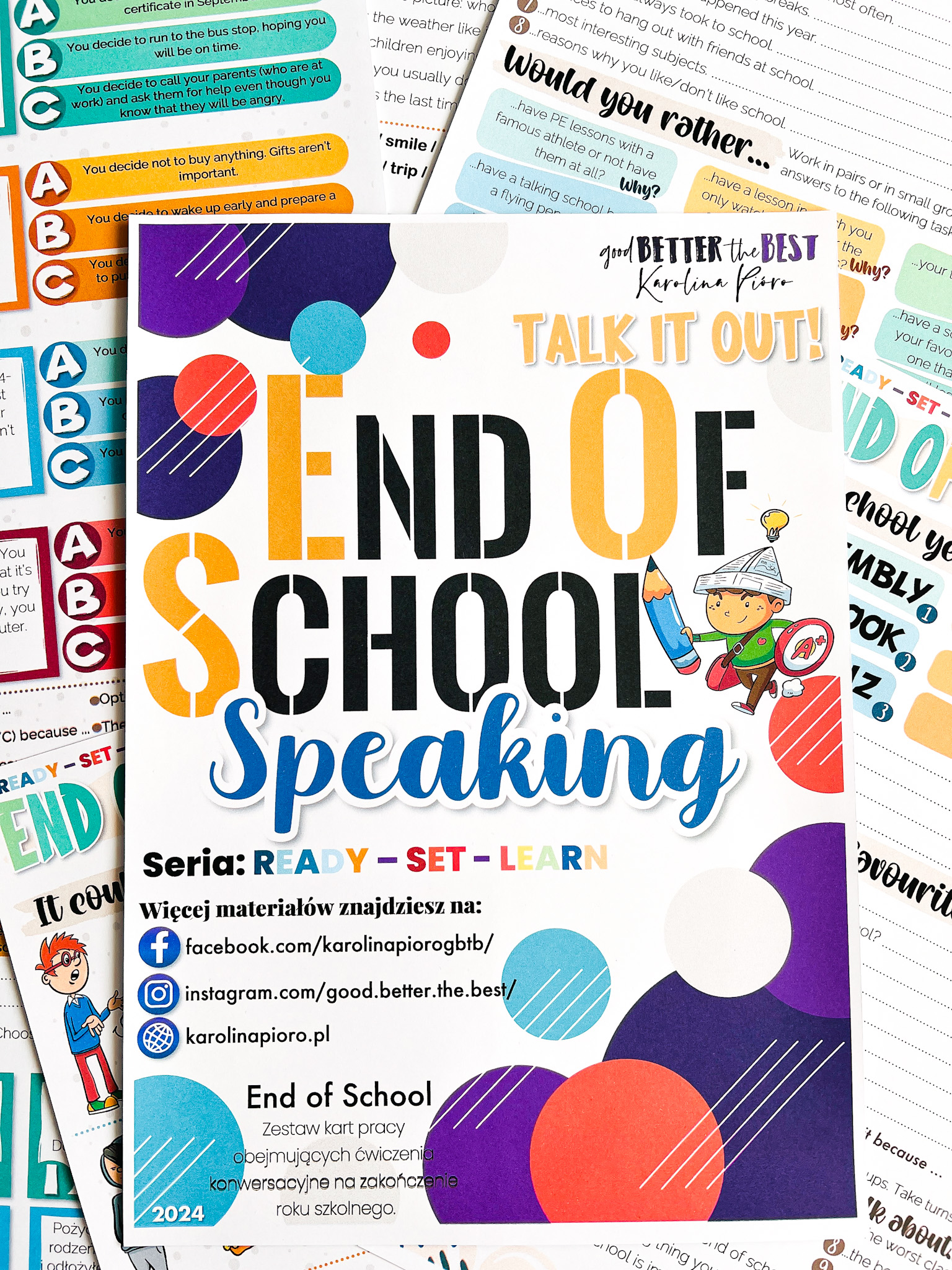 TALK IT OUT: END OF SCHOOL SPEAKING