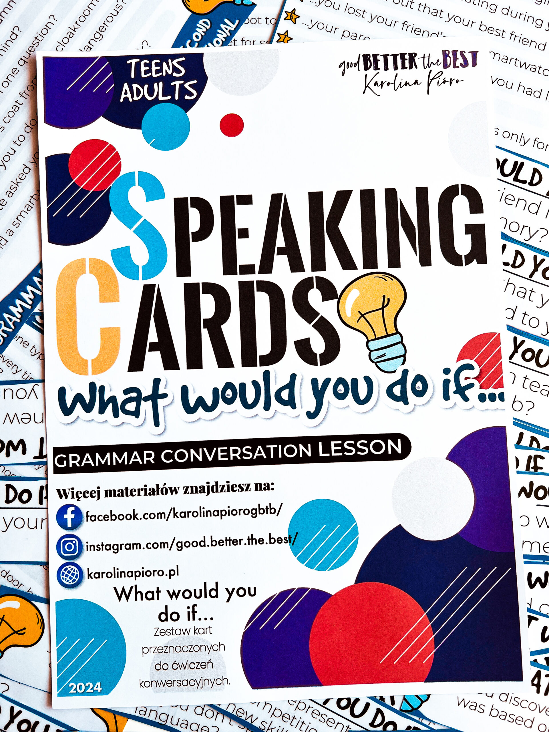 What Would You Do If... - Speaking Cards