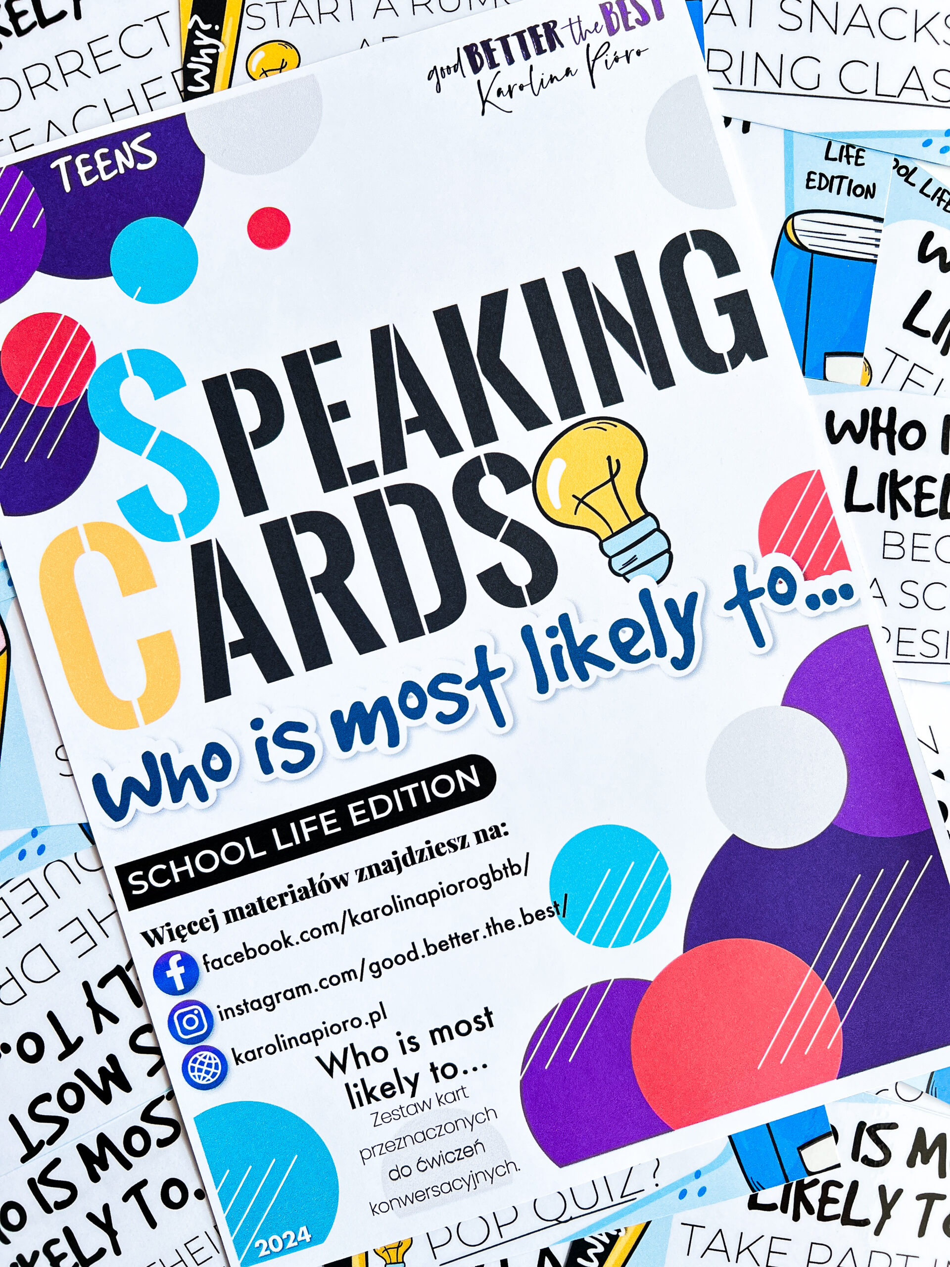 Who Is Most Likely To... - Speaking Cards