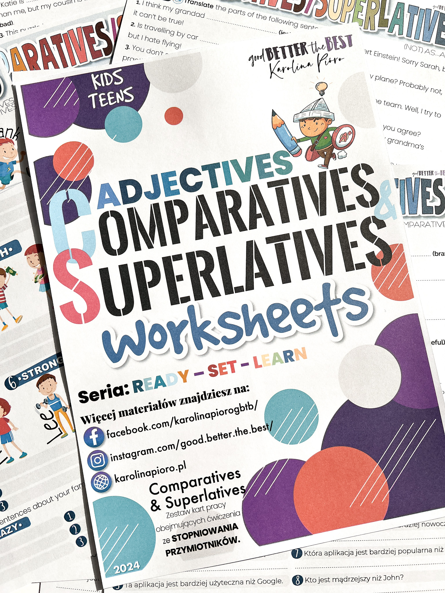 READY-SET-LEARN: Adjectives Grammar&Games