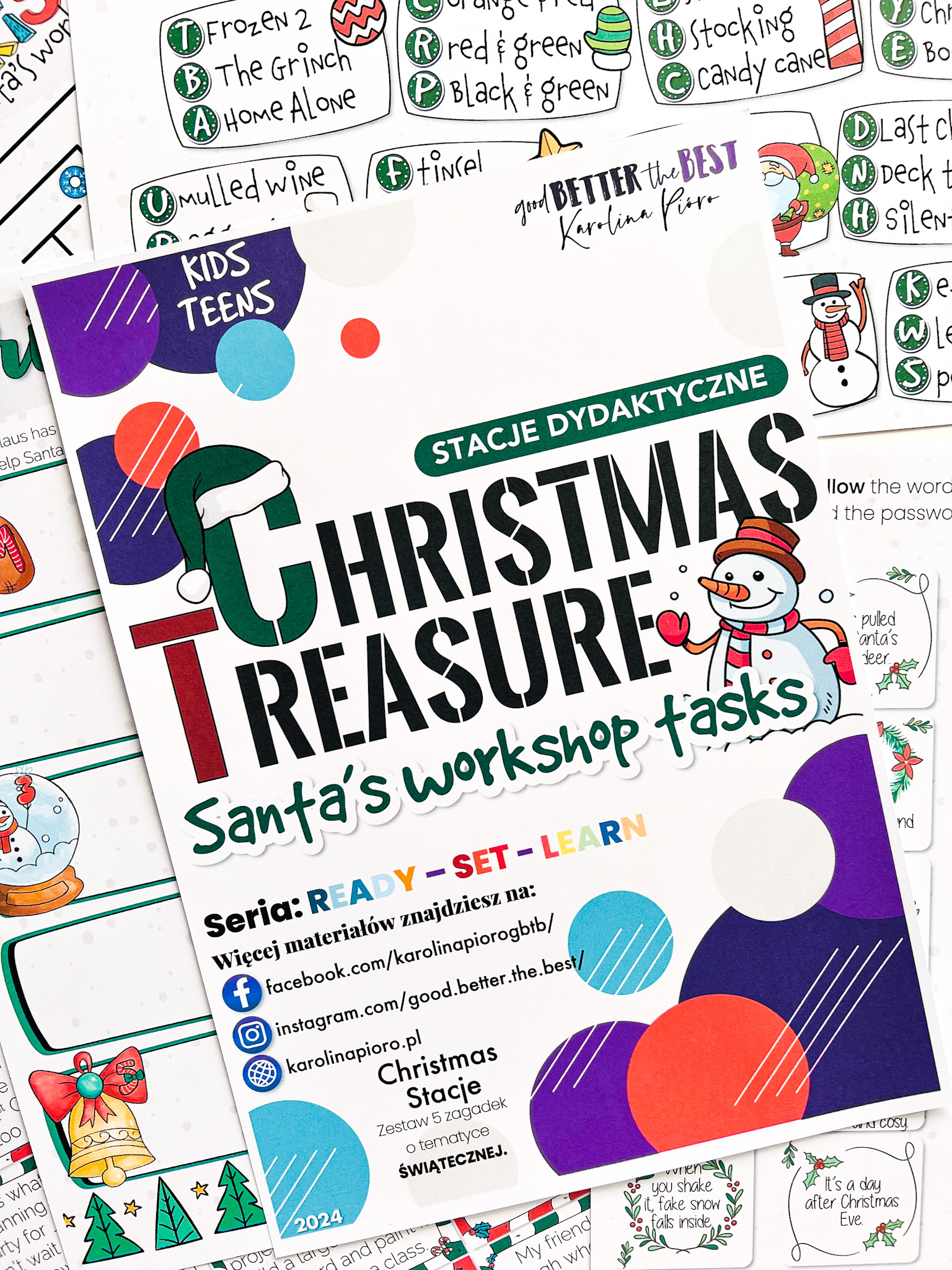 Christmas Treasure: Santa's Workshop Tasks