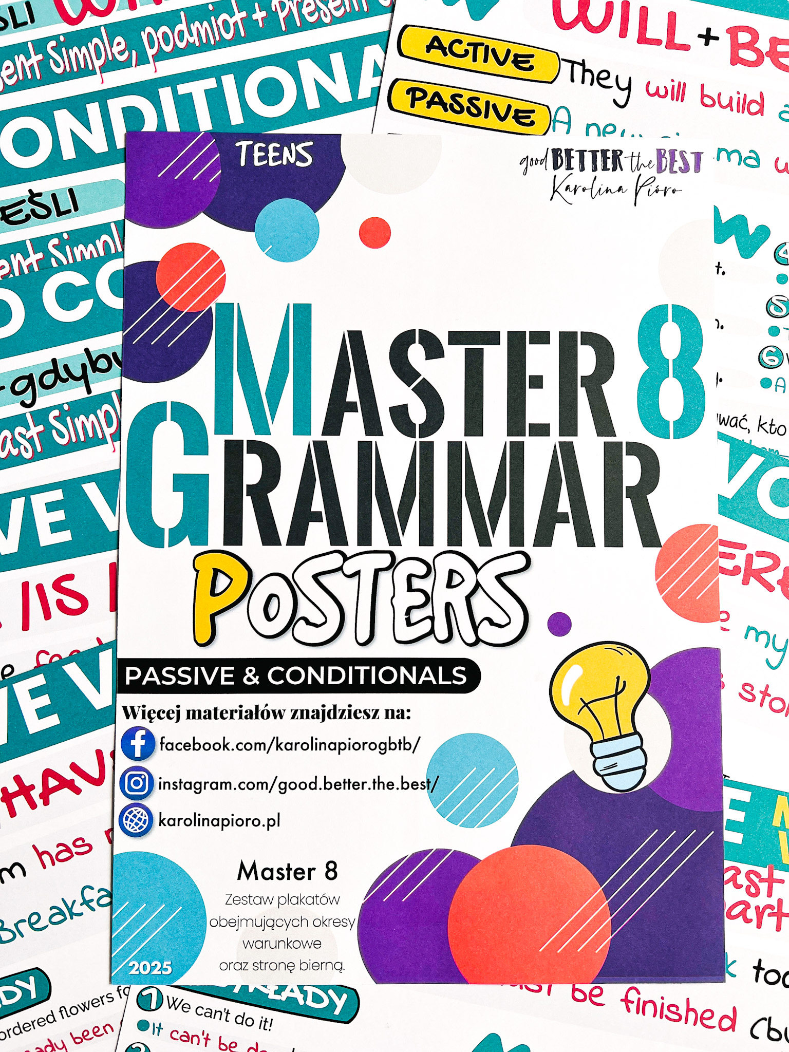 Master 8: Posters Passive & Conditionals